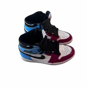 Jordan Multicolor Sneakers - Red, Blue, Black, White